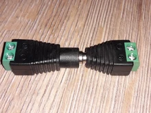 5 Juegos de 10 Uds. De cámaras, 2,1mm x 5,5mm, adaptador de enchufe hembra y macho, toma de corriente continua, color verde