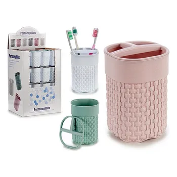 

Toothbrush Holder Multicolour Plastic