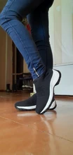 Zapatos para caminar para mujer, zapatillas deportivas informales a la moda, plataforma plana sin cordones, cómodas para exteriores, otoño