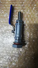 1/2 304 Stainless Steel Weldless Compact Ball Valve & Barb-Homebrew Beer Kettle Pot