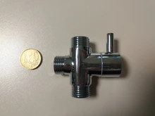 Faucet Spray-Nozzle-Converter Valve Diverter Water-Splitter Shower Bathroom Brass 