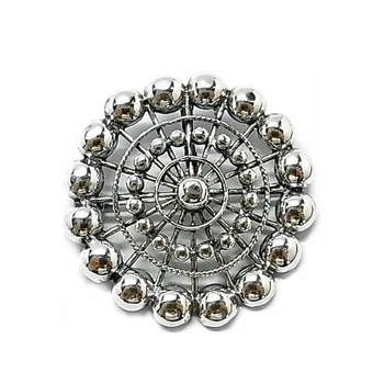 

Brooch 925 Sterling silver m oxy charro woman 41mm.
