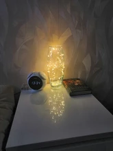 Light Garland Led-Strip Battery-Operated Christmas-Decoration Outdoor 10M 2M 5M Home