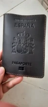 Passport-Cover Spanish Crazy-Horse Genuine-Leather Personalised Business Unisex Spain
