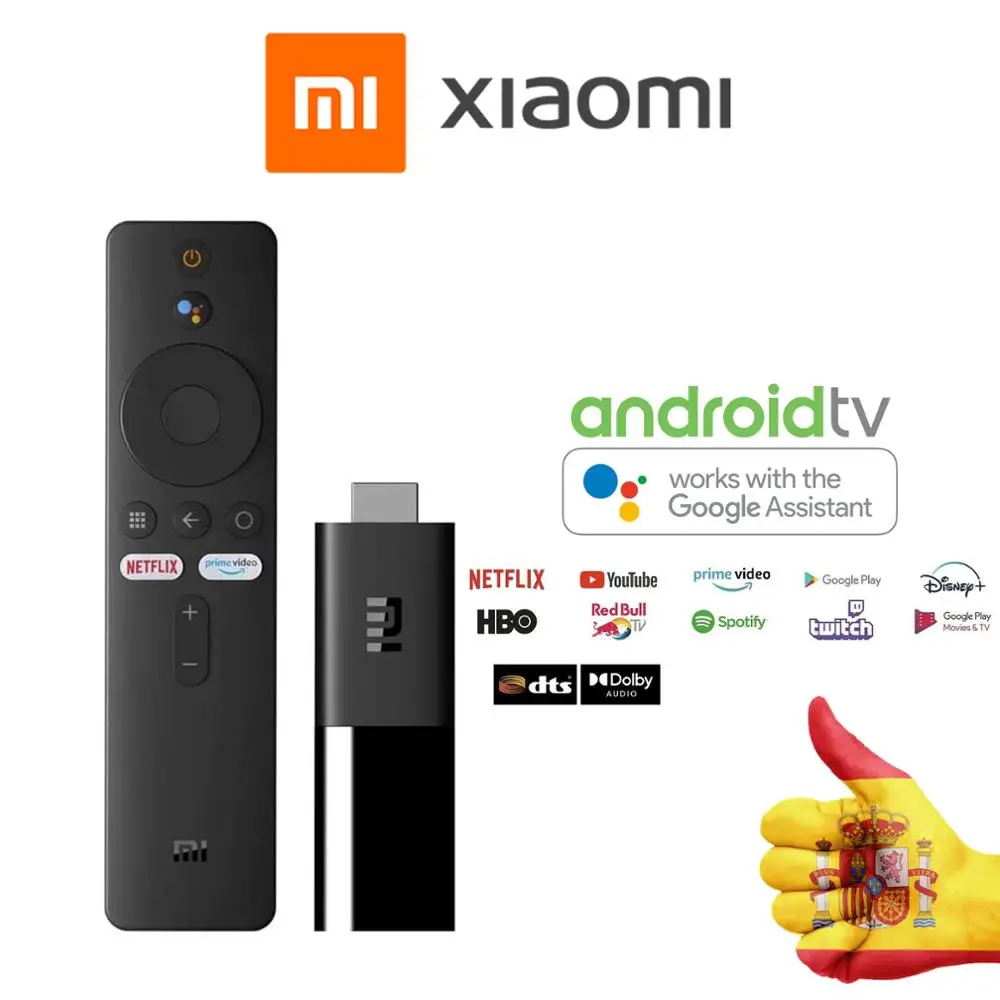 Xiaomi Mi Tv Stick Versión Global Android Tv 9,0 4-Core 1080P Hd Doppia Decodifica 1Gb Di Ram 8Gb Asistente Di Google Netflix