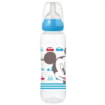 

TIGEX Baby Bottle silicone Nipple air checkpoint narrow neck + 6 months Mickey 330ml