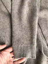Cárdigan de punto largo y grueso para mujer, suéter de manga larga, cárdigan informal, ropa de calle, suéter de punto abierto, Invierno