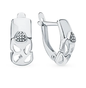 

Silver earrings sunlight sample 925 test