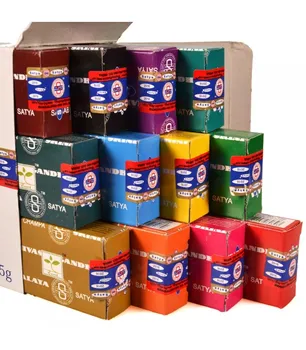 

Pack 12 Packs of the Best Varieties of Incense in Satya Rod