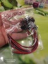 JST SM Cable Wire-Connector Pigtail-Plug Male-To-Female 10pcs/5pairs 15cm Long