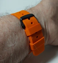 Anbeer-Correa de reloj de goma para hombre, 14mm, 18mm, 20mm, 22mm, 24mm, pulsera de repuesto de liberación rápida, de silicona deportiva negra