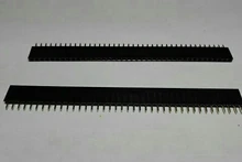 10 Uds 40 Pin 1x40 sola fila macho y hembra 2,54 conector de pines divisible de para Arduino negro