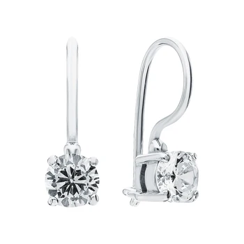 

Silver earrings with cubic zirconium sunlight sample 925