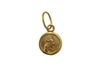 

Gold medal with the blessing of san francisco round mini