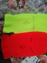 Máscara de cobertura de la cara completa, gorro de Pasamontañas de punto de 3 agujeros, táctica del ejército CS, para invierno, esquí, ciclismo, gorro, bufanda, mascarilla facial cálida