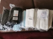 Mascarilla facial desechable de 3 capas, con elásticos máscara antipolvo, color negro, 10/50/100/200 Uds.