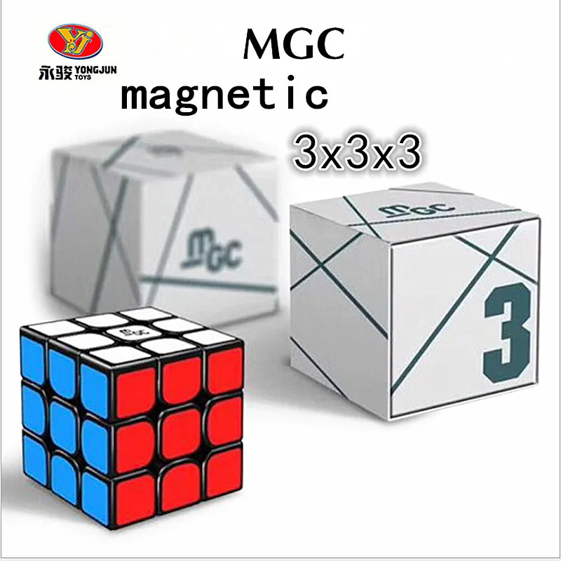Yongjun MGC Магнитный 3x3x3 скоростной куб MGC V1 м 3x3 головоломка волшебный куб головоломка игрушка Guanlong MGC 3x3 Магнитный Профессиональный Кубик Рубика