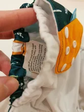 Feliz flauta pañales de tela para niños ajustable húmedo/bolso seco impermeable pañales de bebés ecológicos mochila reutilizable 4 unids/set