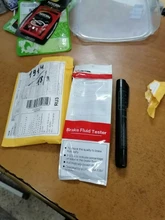 Nuevo para freno líquido de 5 LED de control de calidad de la pluma de líquido de freno líquido Tester para DOT3/DOT4/DOT5 coche herramienta de diagnóstico Herramientas