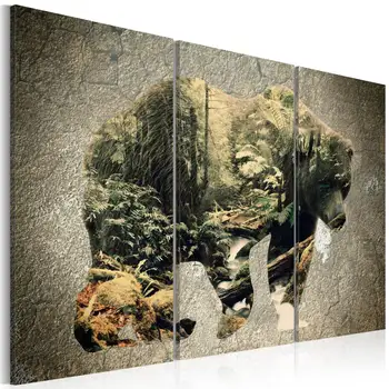 

Picture-bear in the forest-60x40 cm