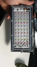 100W LED Floodlight Street-Lamp IP65 Waterproof AC220V 50W Warm Cold RGB 240V