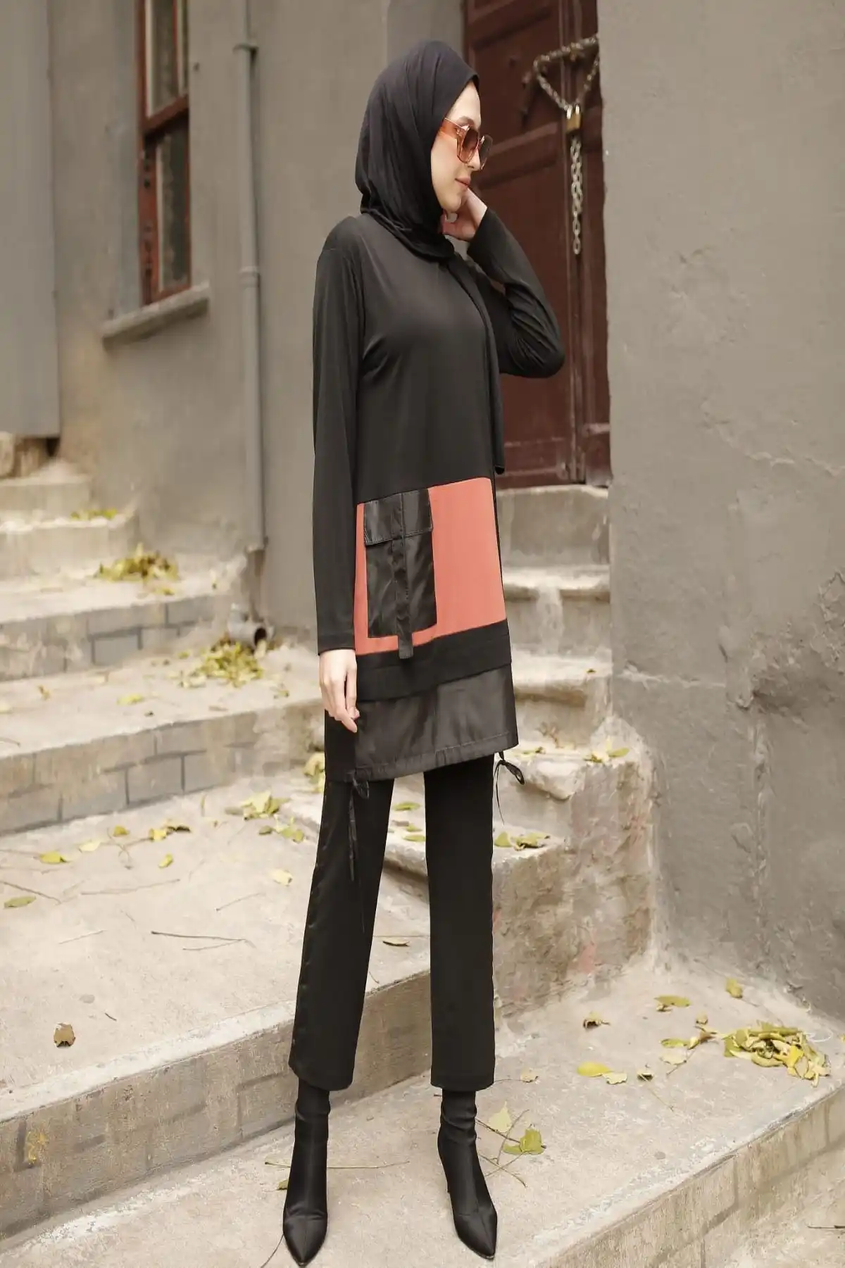 بدلات نسائية بلونين من Butik Melik وصل حديث ا لعام 2021 طقم عباية إسلامية للحجاب ملابس إسلامية ملابس صلاة تركية ملابس نسائيه مسلم مجموعات ملابس محجبات تركية Islamic Clothing Aliexpress