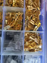 Wire-Connector Spade Crimp-Terminals Electrical-Wire Insulated Assorted-Kit Male 315pcs