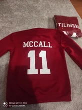 Sudadera con capucha de Teen Wolf para hombre, ropa deportiva masculina con estampado de Lahey, McCall y Stilinski 24, jersey de chándal de hiphop de estilo casual disponible en color rojo