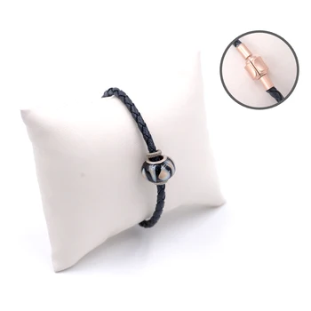 

Handmade Black Women Silver Bangle Skybp0201