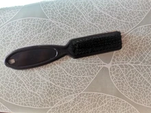 Accesorios para peluquero, cepillo de limpieza, tijeras de peine, para peluquero, descoloramiento de la piel, cabeza de aceite Vintage, cepillo de limpieza para tallado