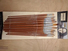 13 Uds artista pintura pinceles Set cabello de Nylon de madera largo mango de pincel de pintura de aceite acrílico acuarela materiales de arte profesional