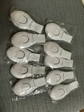 3-10 Uds seguridad bebé niño seguridad importa cierre de plástico con el bebé cajón del Gabinete de la puerta de inodoro de armario bebé protección