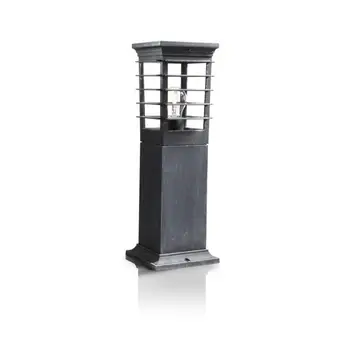 

Outdoor Lighting Philips Lighting black and silver Patio Pedestal Grey 1X60W 230V Outdoor Lighting / Landscape Light Bollards