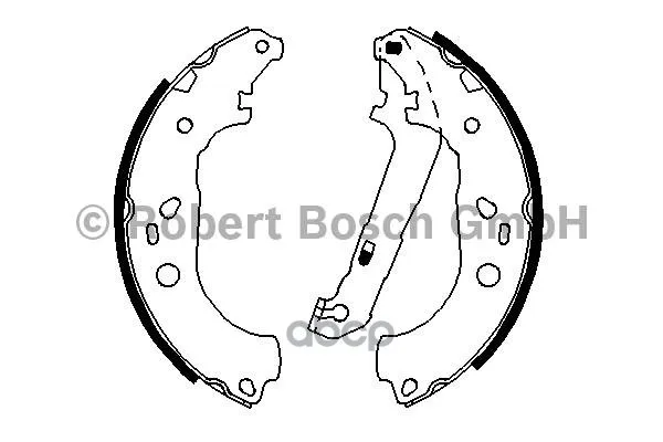 Колодки Тормозные Барабанные Premium 1 Bosch арт. 0986487696