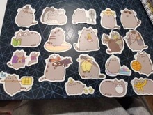 100 unids/pack Kawaii grueso gato diario impermeable decorativo papelería pegatinas artesanales Scrapbooking DIY álbum diario