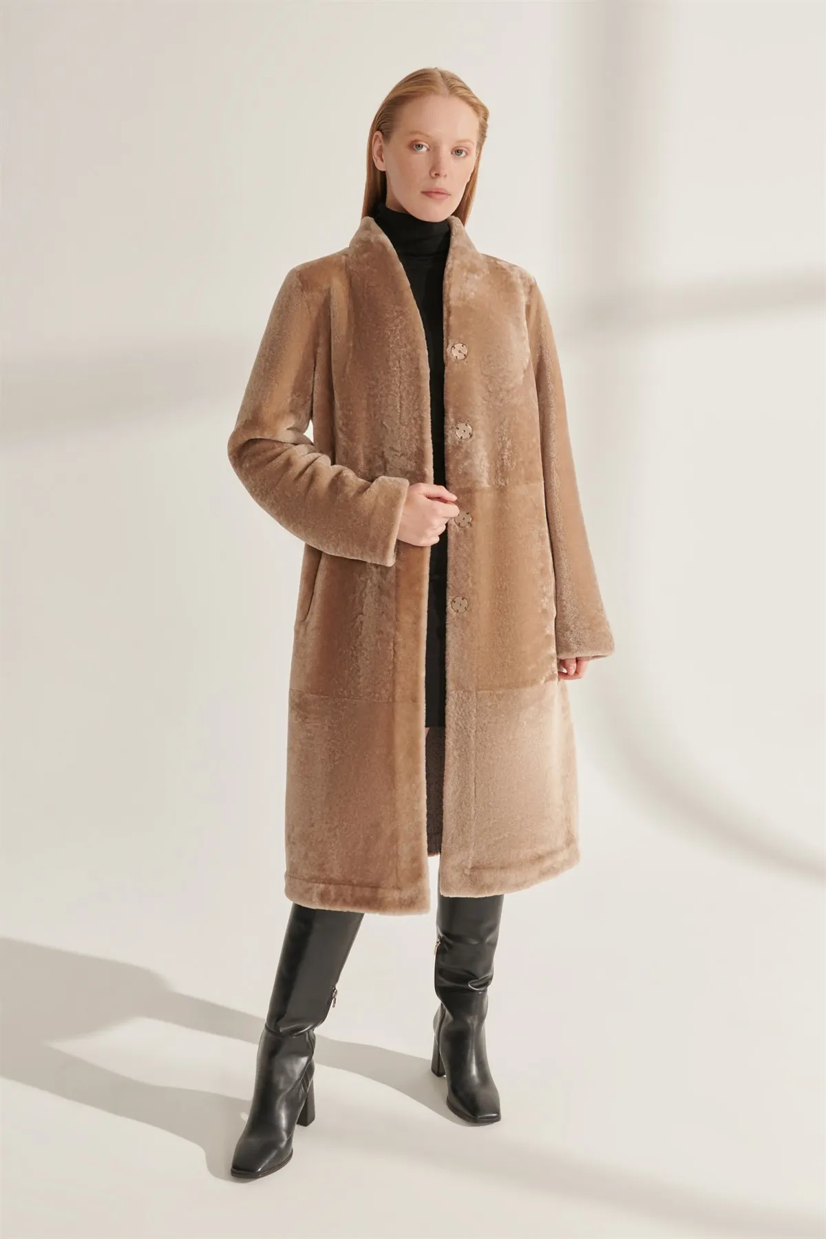 Genuine Fur Jackets Gray Genuine Leather Oversized Coats Women Winter Warm Waterproof Sheepskin Parkas Design New Street Fashion