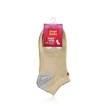 

Women's socks good socks knitted, shortened, with a pattern sn19/1