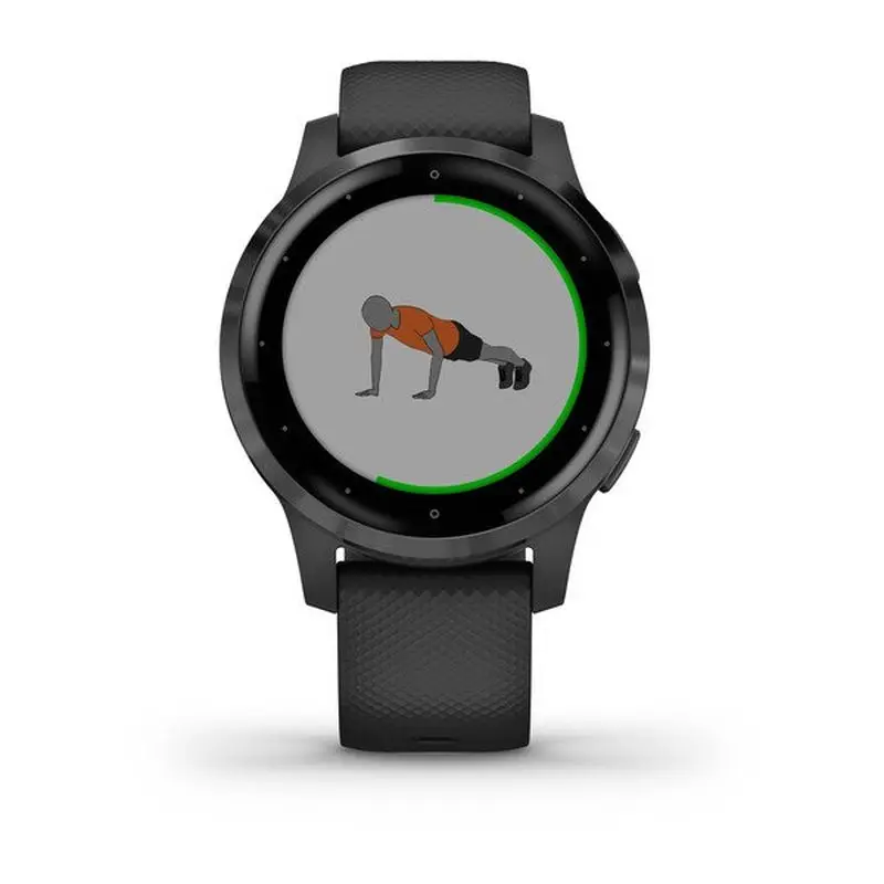 Смарт часы Garmin VIVOACTIVE 4S GPS Wi Fi Black/Slate (010 02172 13) официальная гарантия 1 года|Смарт-часы|