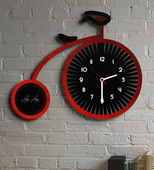 

Personalized Retro Bicycle Wooden Wall Clock (Model 1C)