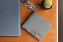 DEABOLAR marca cartera carteras Slim hombres carteras masculino vendemos llantas Porte Monnaie Monedero hombre hombres Billeteras finas