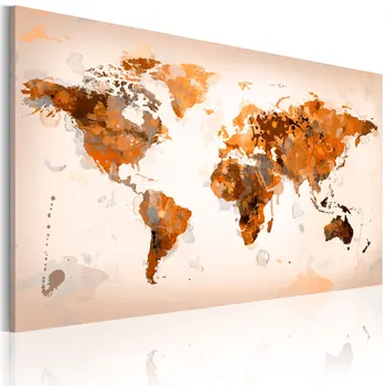 

Picture-Map of the World - Desert storm - 90x60 cm