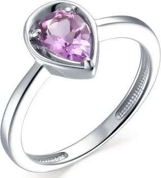 

Alcor ring with 1 amethyst of silver