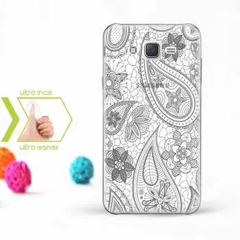 

Personalized Custom Samsung Galaxy J7 Slim Clear Silicone Phone Cover (Lace Temalı-9)