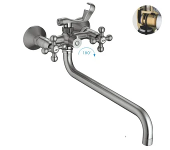 

FRAP f2619-5 bath faucet, long strains color satin
