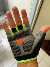 Guantes antideslizantes para ciclismo de montaña o carretera, para acampar, senderismo, gimnasio, Fitness, bicicleta, medio dedo, para hombre