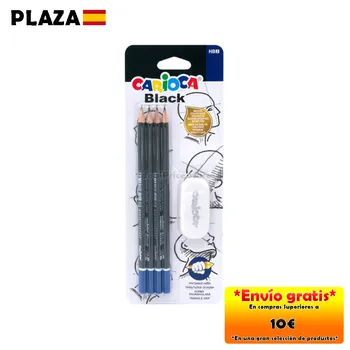 

RIO®BLISTER 4 graphite HB2 C/professional rubber