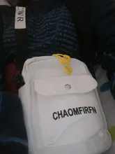 Bolso de hombro de Color puro para mujer, bandolera de lona con cremallera del bolso