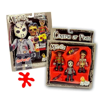 

MEZCO FIGURE COLLECTION MEZ-ITZ CINEMA OF FEAR THE TEXAS CHAINSAW MASSACRE FRIDAY THE 13TH ANIGHTMARE ON ELM STREET3MODELO