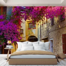 3D Фотообои обои на стену Улицы Европы, обои на заказ, для зала, кухни, спальни, детской, фотообои расширяющие пространство