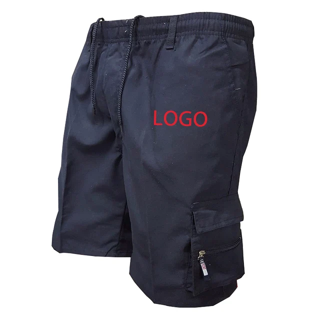 2022 Summer Men's Cargo Shorts Bermuda Cotton High Quality Hot Sale Army Military Multi-pocket Casual Male's Outdoor Short Pants 3 Custom logo